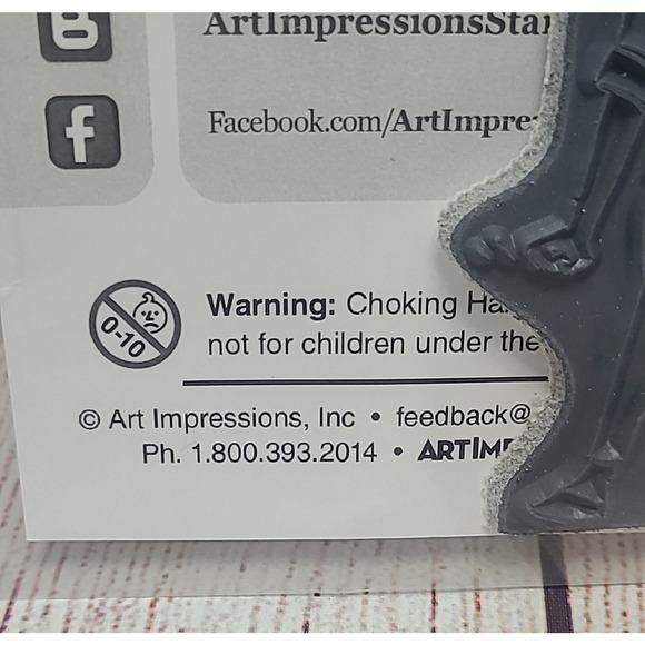 Art Impressions Unmounted AHH Rubber Stamp Set #4671 Scrapbooking Crafting New - Picture 4 of 7